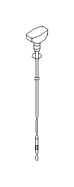 View 11140AA130 Engine Oil Dipstick. Gauge Complete Oil Level. Full-Sized Product Image