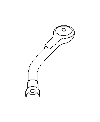 View 20157AG03A Beam Axle Bracket. Dead Axle Bracket. Suspension Crossmember Reinforcement (Left, Front). Full-Sized Product Image