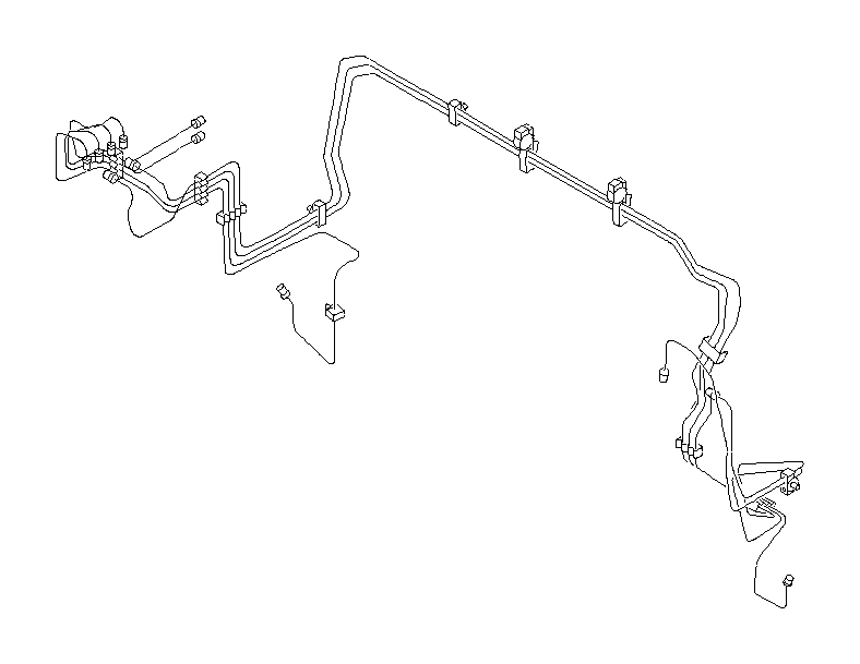 View 26514AG01A Brake Pipe (Front) Full-Sized Product Image