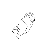 View 98236AG03A Air Bag Impact Sensor. Air B SATL Sensor C. Curtain Air Bag (Left). Full-Sized Product Image