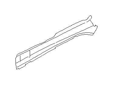 View 51615AG09A9P Fender Closing Plate. Fender Rail. Frame Side Member Reinforcement (Left). Full-Sized Product Image