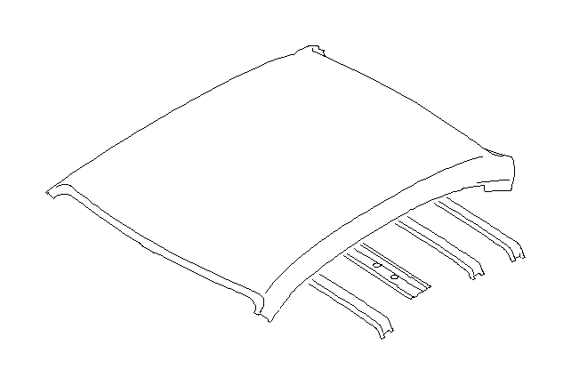 View 53600AG03A9P Roof Panel Complete 4D Full-Sized Product Image