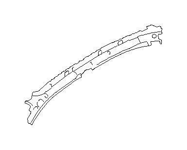 View 51529AG05A9P Frame Rail. Roof Panel Reinforcement. Roof Side Rail Reinforcement (Left, Inner). Full-Sized Product Image