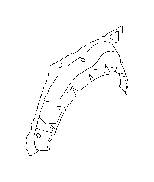 View 51560AG00B9P Wheel Housing Side Panel. Arch IN (Right, Rear, Inner). Full-Sized Product Image