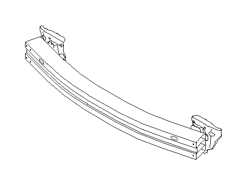 View 57722AG10A9P Bumper Face Bar Reinforcement Beam Nut. Plate Nut Complete A. Full-Sized Product Image