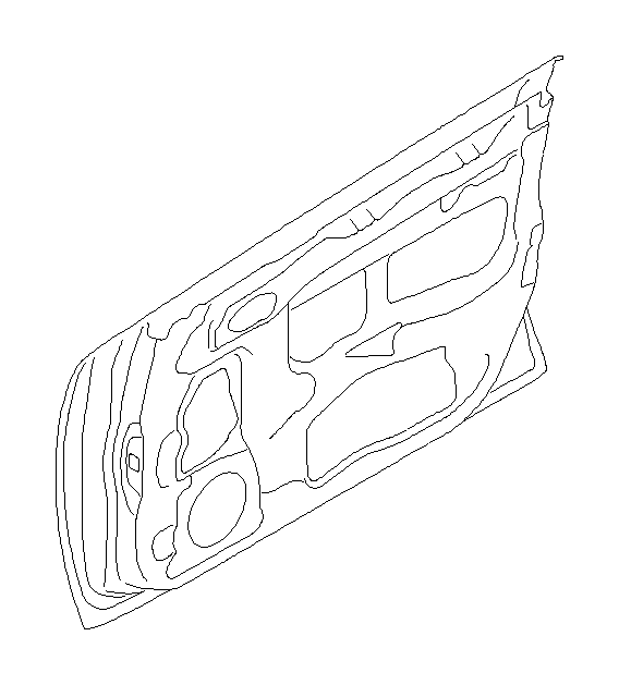 View 60009AG13B9P Panel Door (Left, Front) Full-Sized Product Image