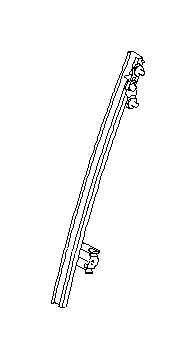 View 61240AG131 Window Channel. Window Regulator Guide. Sash Door (Left, Front, Rear). Full-Sized Product Image