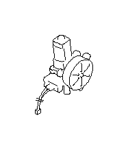 View 61188AG01A Window Motor. Regulator (Left, Front). Full-Sized Product Image