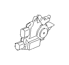 View 61100AG01A Door Lock Actuator Motor. Actuator Door LNM (Left). Full-Sized Product Image