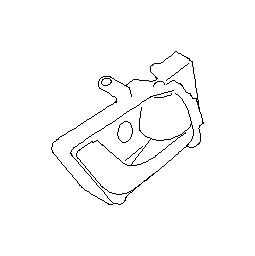 View 62134AG00A Cover Latch (Right, Rear) Full-Sized Product Image