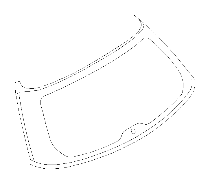 View 63011AG03A Liftgate Glass. Glass Tailgate (Rear Gate). Full-Sized Product Image