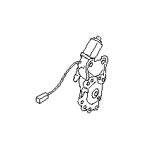 View 64102AG03A Seat Back Recliner Adjustment Mechanism. Hinge and Power Unit. Power Unit REC (Left). Full-Sized Product Image