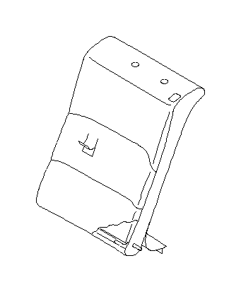 View 64310AG07A Seat Frame. Rest. ST Frame B RRL (Left, Rear, Back). Full-Sized Product Image