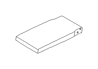 View 64380AG15AJC Seat Armrest (Rear, Center, OFF BLACK) Full-Sized Product Image