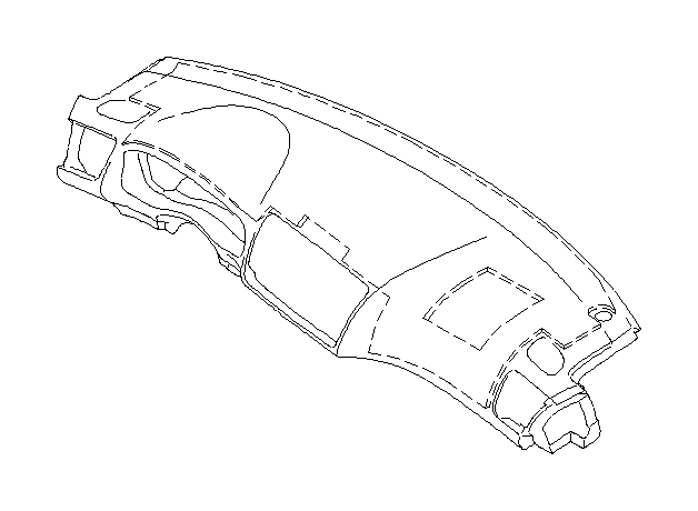 View 66049AG310 Dashboard Panel. Panel Complete Instrument. Pad and Frame. Full-Sized Product Image