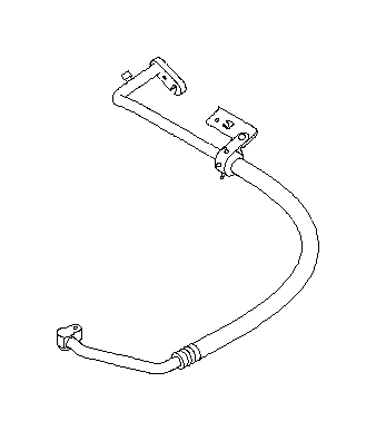 View 73431AG05A AIR CONDITIONING (A/C). Pipe. Refrigerant Hose. Cooling. Full-Sized Product Image