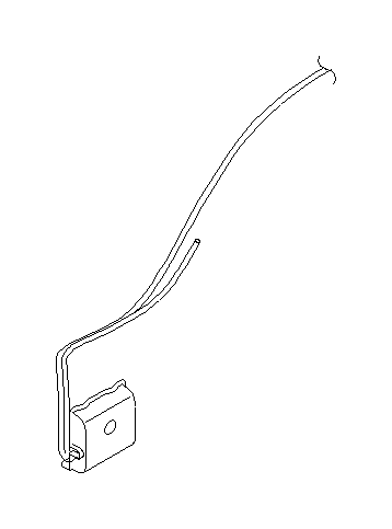 View 86616AG02A Washer Fluid Level Sensor. Windshield Washer Pump Heat Shield. Full-Sized Product Image