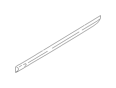 View 91012AG10ANN Body Trim Molding. Door Molding. Protector SD OBK RRH (Right, Rear, Painted, BLUE PEARL/GRAY; BRILLIANT SILVER M; DARK GRAY M; DEEP BRONZE M; DIAMOND GRAY M; GOLD OPAL/GRAY). Full-Sized Product Image