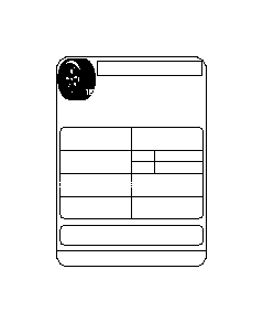 View 28181AG99A Engine Decal. Tire Information Label. Label Pressure. Full-Sized Product Image