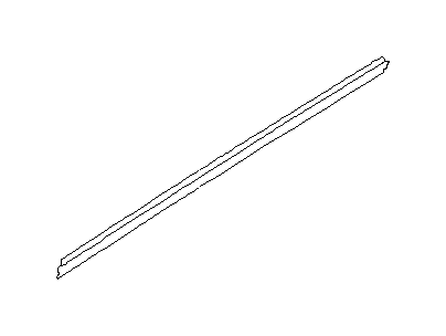 View 61282AG01A Door Belt Molding. Door Window Belt Weatherstrip. Weatherstrip IN Door FLH (Left, Front, Inner). Full-Sized Product Image