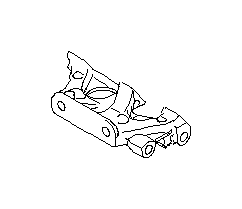 View 10042AA021 Bracket Engine Mounting Full-Sized Product Image