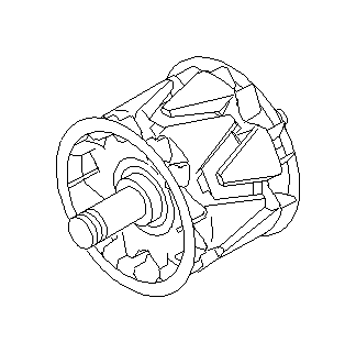 View 23708AA34A Rotor Alternator Full-Sized Product Image