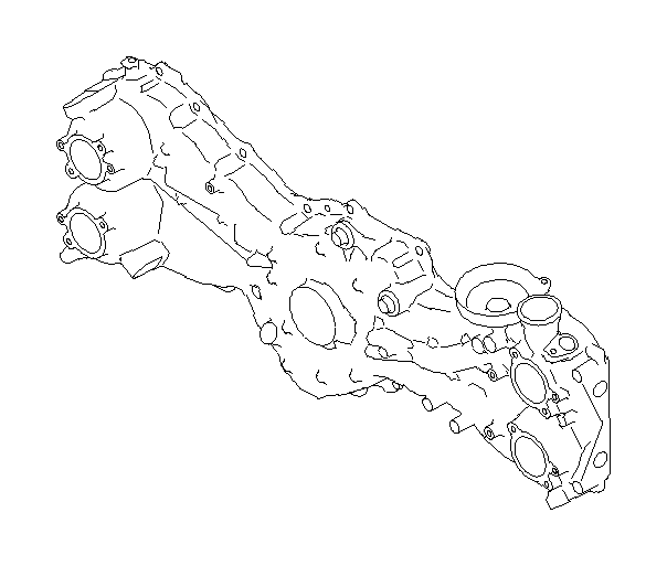 View 13108AA07B Engine Oil Pump. Engine Timing Cover. Cover Chain. Full-Sized Product Image