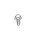 View 808208990 Bolt 8X25X22 (M8 X 25 X 22) Full-Sized Product Image