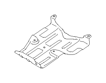 View 16183AA010 Exhaust Heat Shield. Cover Engine (Front). Full-Sized Product Image