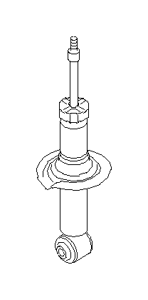 View 20365AJ01B Suspension Shock Absorber. Suspension Strut. Shock ABS Complete R (Rear). Full-Sized Product Image