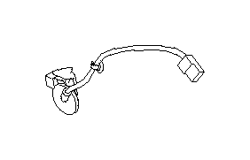 View 26018AJ00A Parking Brake Cable Adapter. Adapter Cord Actuator. Full-Sized Product Image
