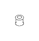 View 34112AJ000 Rack and Pinion Mount Bushing. Bushing Steering Gear Box. Full-Sized Product Image