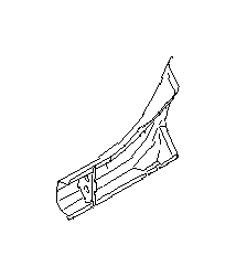 View 52154AJ01A9P Floor Extension. Floor Sill. Frame Side Member Reinforcement. Rocker Panel (Left, Rear, Inner). Full-Sized Product Image