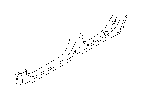 View 51479AJ02A9P Rocker Panel Reinforcement. Side Sill. REINFORCED SL SD C RPR (Right, Outer). Full-Sized Product Image