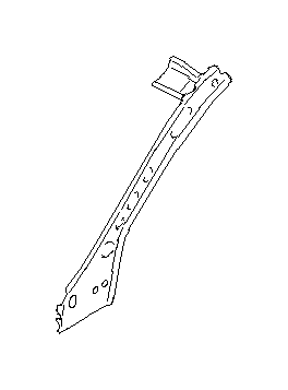 View 51520AJ03A9P Body A Pillar Reinforcement. Pillar Complete IN U (Left, Front, Upper, Inner). Full-Sized Product Image