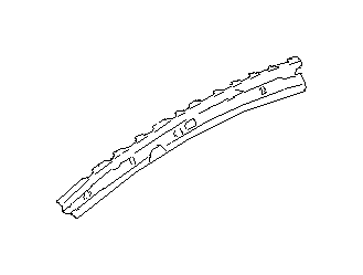 View 51525AJ05A9P Frame Rail. Roof Panel Reinforcement. Roof Side Rail Reinforcement (Left, Inner). Full-Sized Product Image