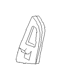 View 64371AJ12A Seat Hinge. Hinge Side Pad (Right). Full-Sized Product Image