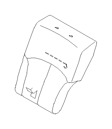 View 64330AJ01A Seat Cushion. Main Rest. ST Pad B RL (Left, Rear, Back). Full-Sized Product Image