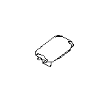 View 65546AG03AWJ Child Restraint Anchor Plate Cap. Package Tray Trim Cap (IVORY). Full-Sized Product Image