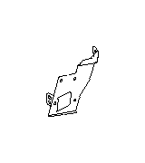 View 66201AJ03A GPS Navigation System Bracket. Bracket Navigation SIA (Left). Full-Sized Product Image