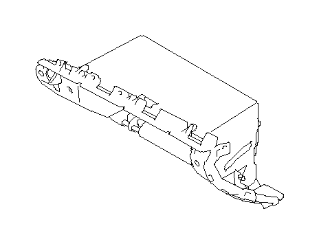 View 66208AJ00A Glove Box Housing. Instrument Panel Trim Panel. Panel POCKETSIA (Back). Full-Sized Product Image