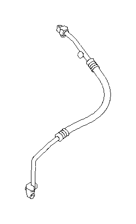 View 73424AJ01A Air Conditioning (A/C) Refrigerant Discharge Hose. Hose Pressure DISCHAGE. Full-Sized Product Image
