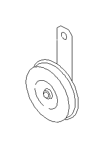 View 86012AG11A Horn High Full-Sized Product Image