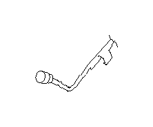 View 86273AJ070 GPS Navigation System Antenna Cable. Liftgate Washer Hose. Full-Sized Product Image