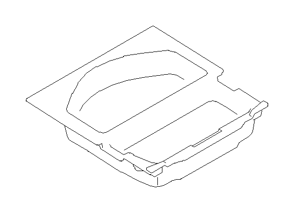 View 91144AJ03A Spare Tire Compartment. Trunk Floor Storage Box. Box SUB Trunk TW. Full-Sized Product Image