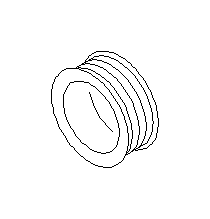 View 23752AA160 Pulley Alternator. Pulley ALTNTR. Full-Sized Product Image