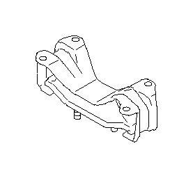 View 41022AL03A Automatic Transmission Mount. Engine Torque Strut Mount. Full-Sized Product Image