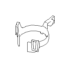 View 42052AL05A Bracket Pipe Fuel Full-Sized Product Image