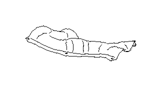 View 44651AE46A Catalytic Converter Heat Shield. Exhaust Manifold Heat Shield. Converter Pipe (Front, Upper). Full-Sized Product Image