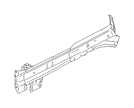 View 51615AL02A9P Fender Closing Plate. Frame Side Member Reinforcement (Right). Full-Sized Product Image